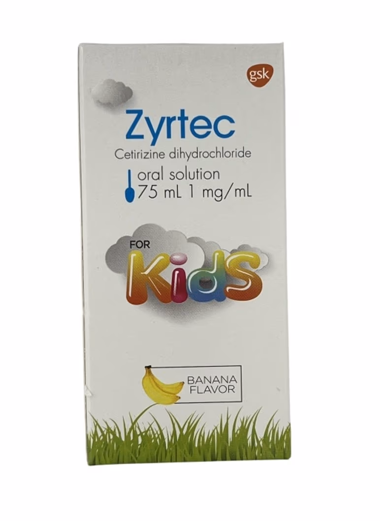 Zyrtec 1mg/ml Solution 75ml 1
