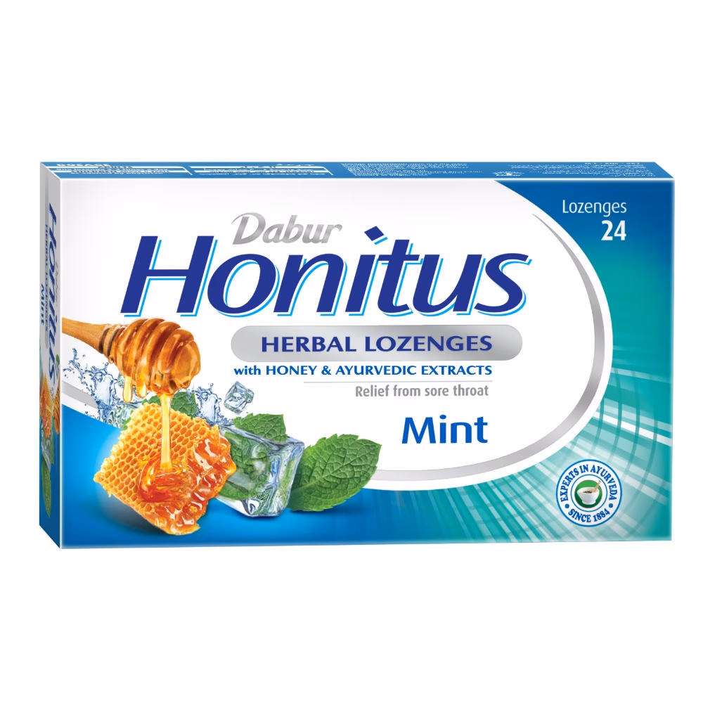 Dabur Honitus Herbal Lozenges Mint 24S 1