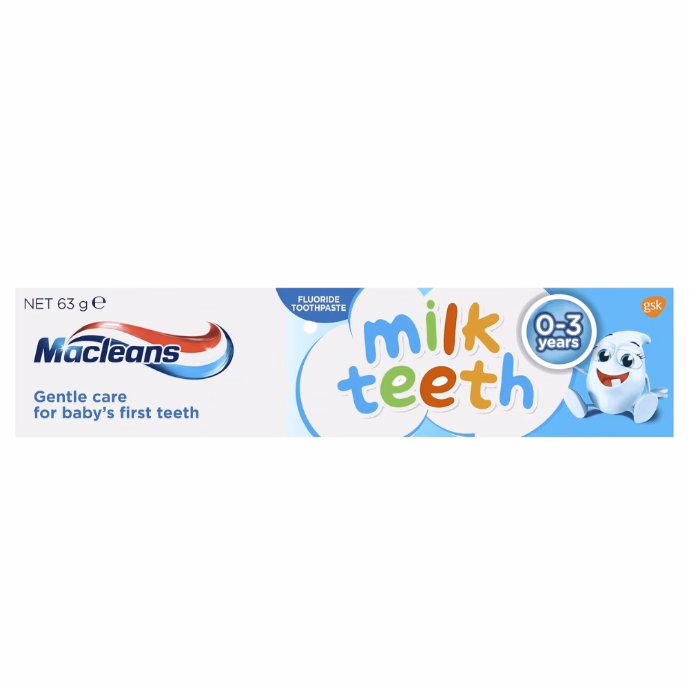 Macleans Milk Teeth Toothpaste 0-3 Years 63g