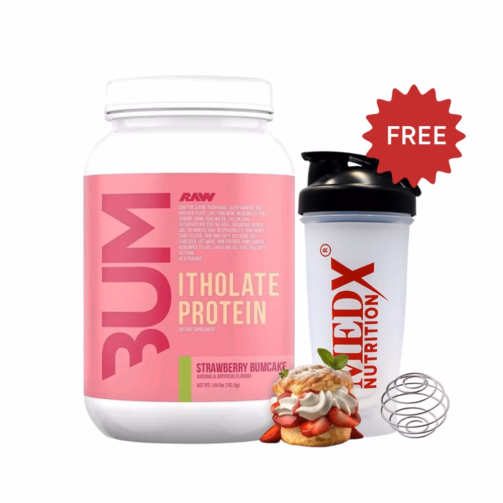 RAW Bum Itholate Protein Strawberry Bumcake - 742g