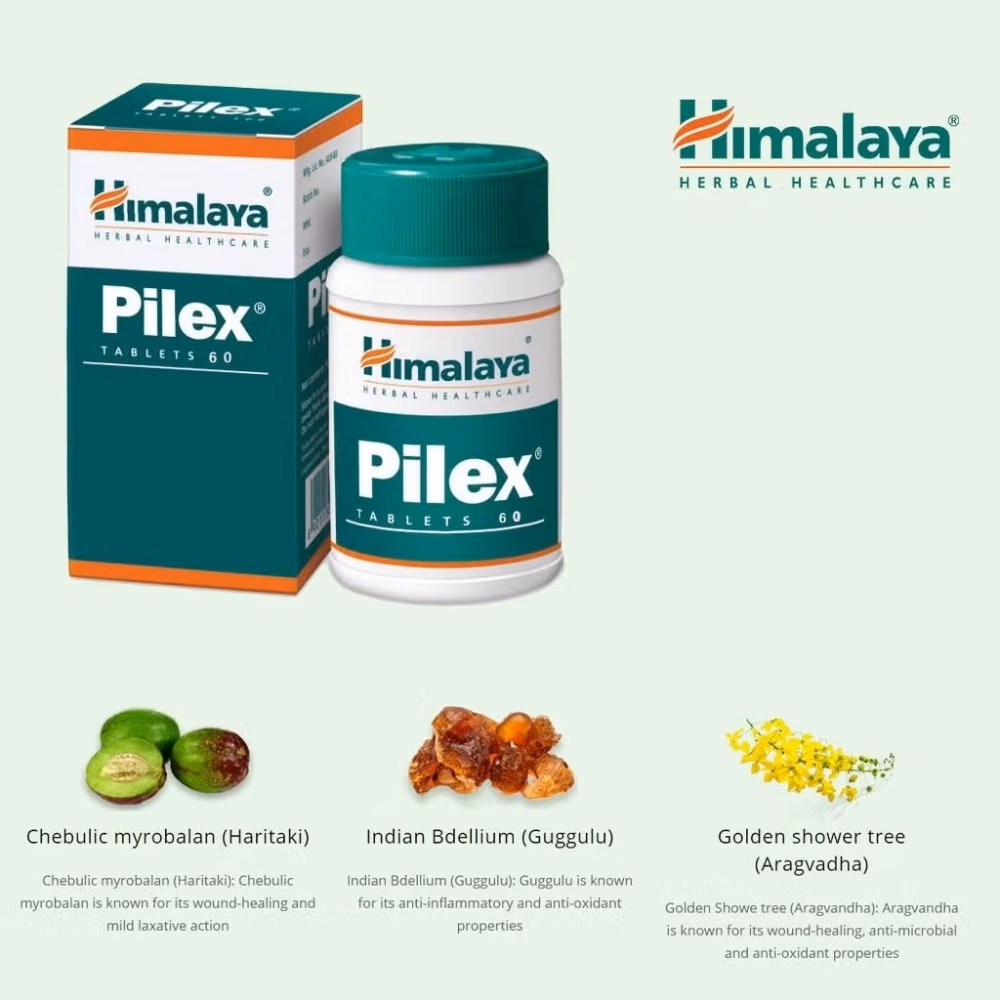 Himalaya Pilex Tablets 60s 3
