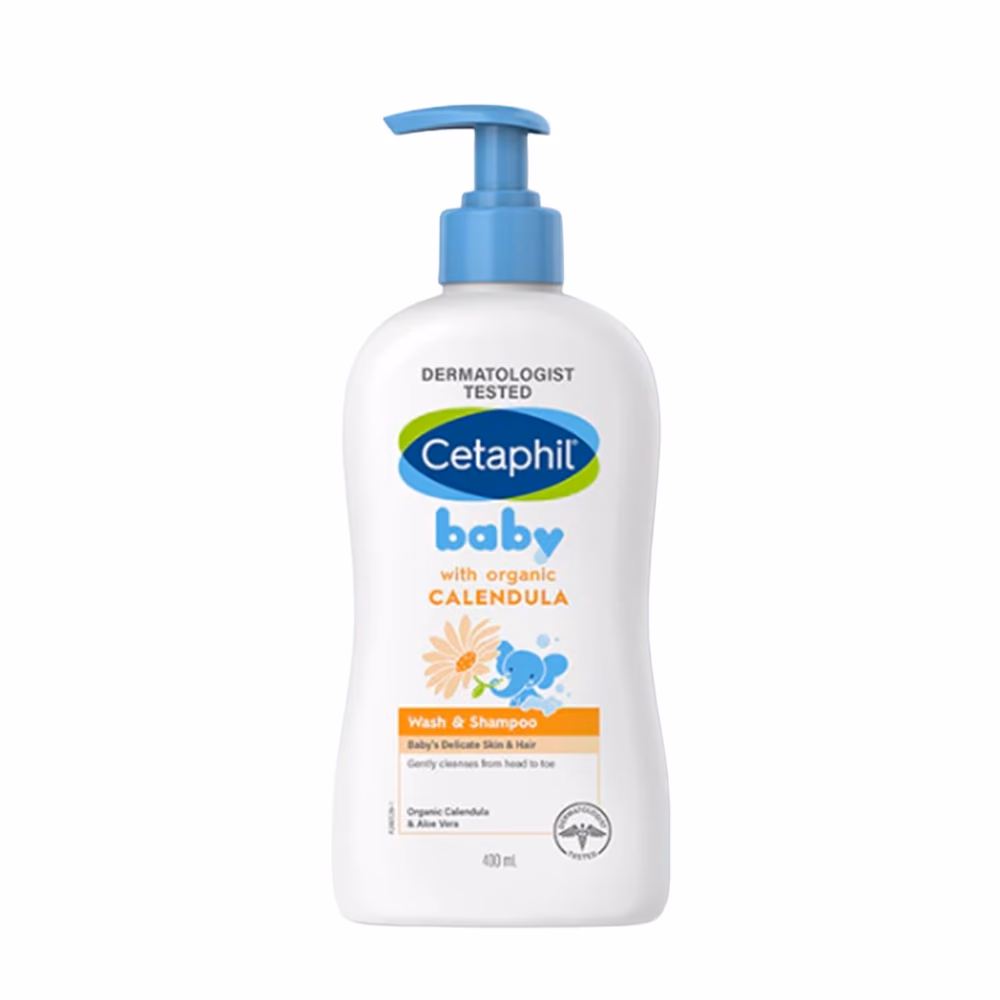 Cetaphil Baby Wash & Shampoo With Organic Calendula 400ml 1