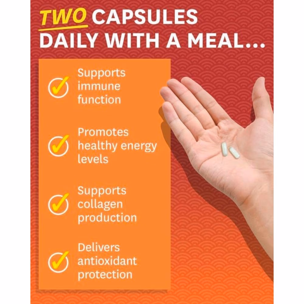 Zenwise Liposomal Vitamin C 1500mg – 180 Vegetable Capsules – High-Potency Antioxidant Support 2
