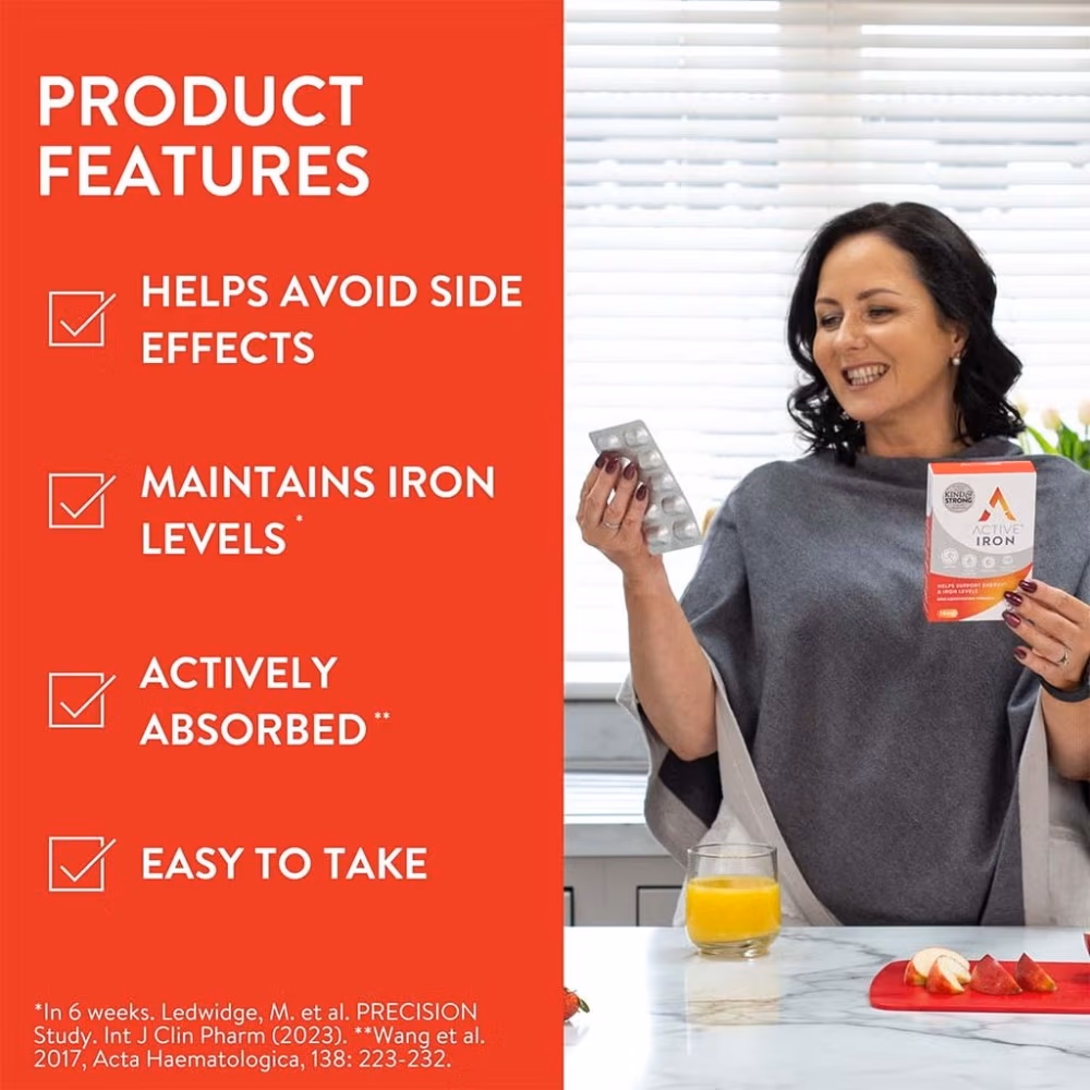 Active Iron 25 mg Hard Gelatin Capsules 30's 3
