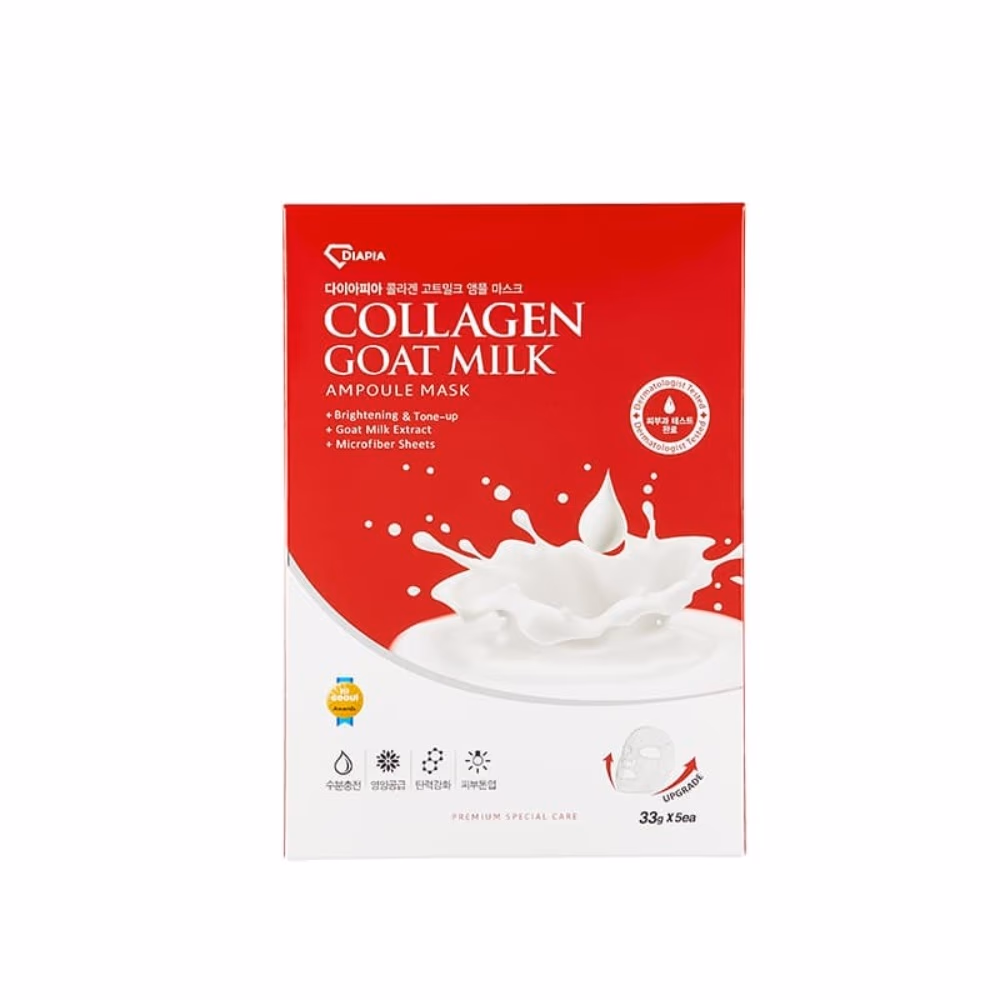 Diapia Collagen Goat Milk Ampoule Mask 33g