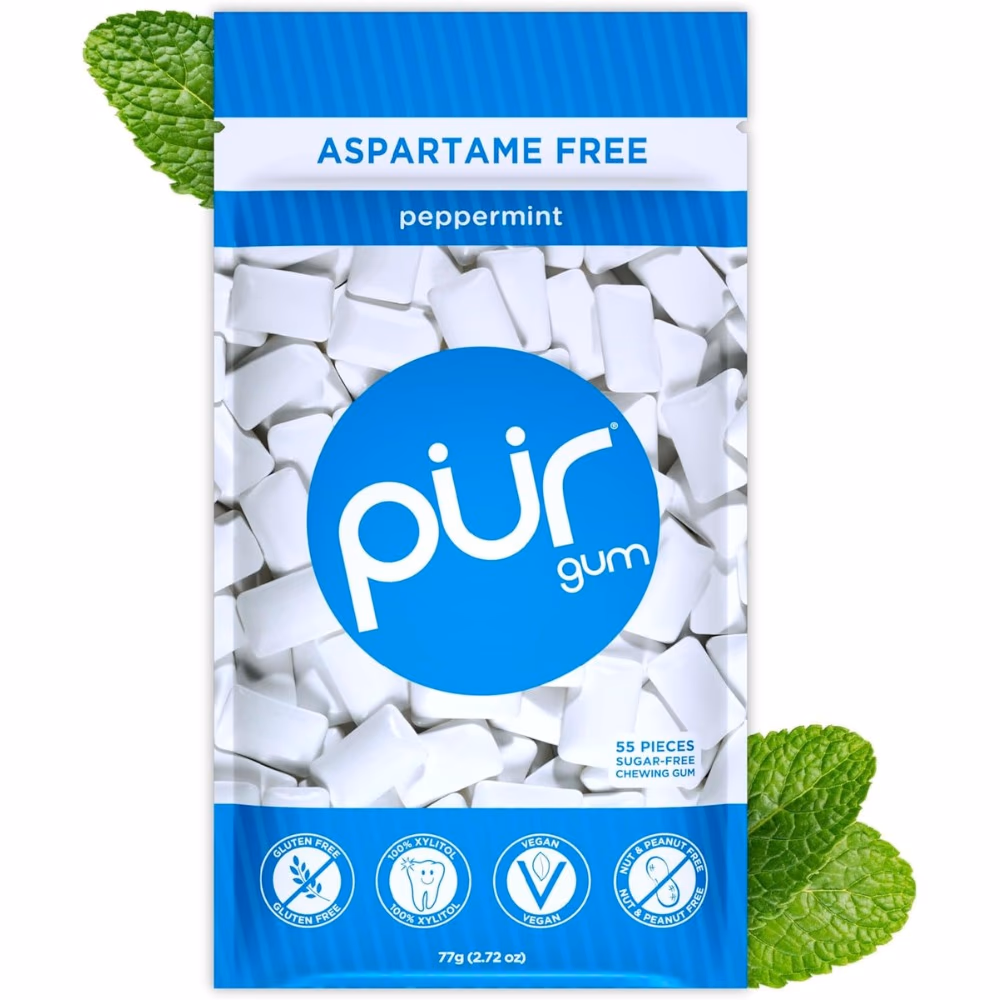 The PUR Company Gum Peppermint 55 Pieces 1