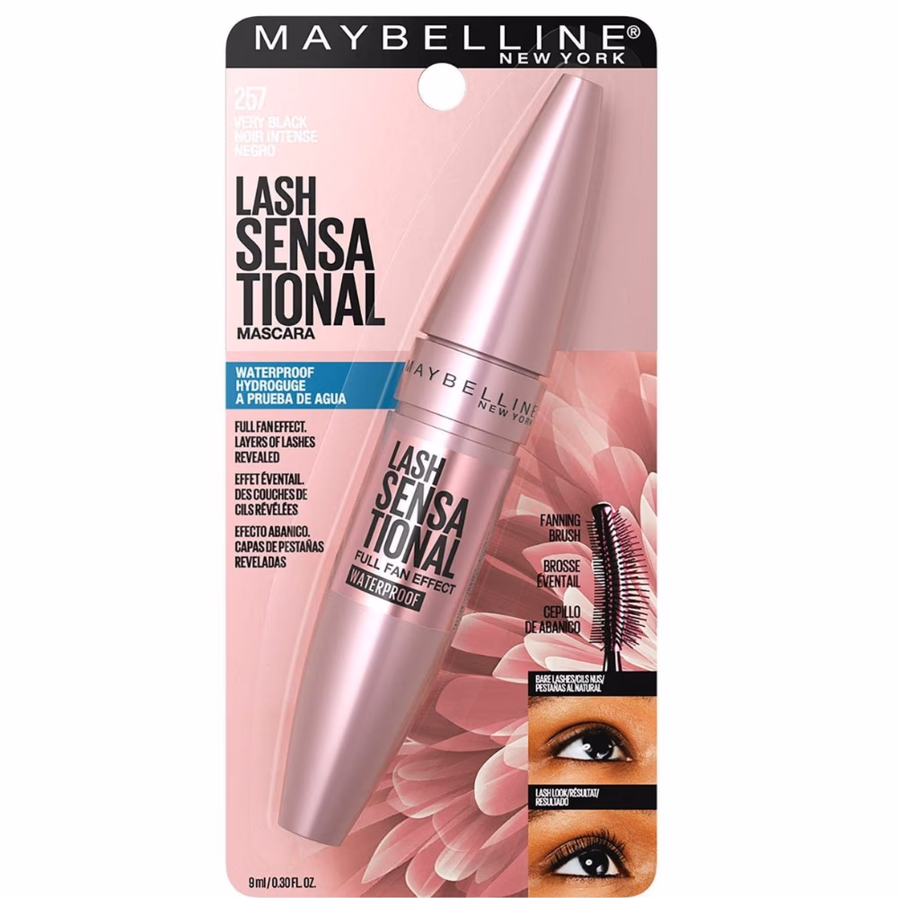 Maybelline Lash Sensational Waterproof Mascara 9ml 1