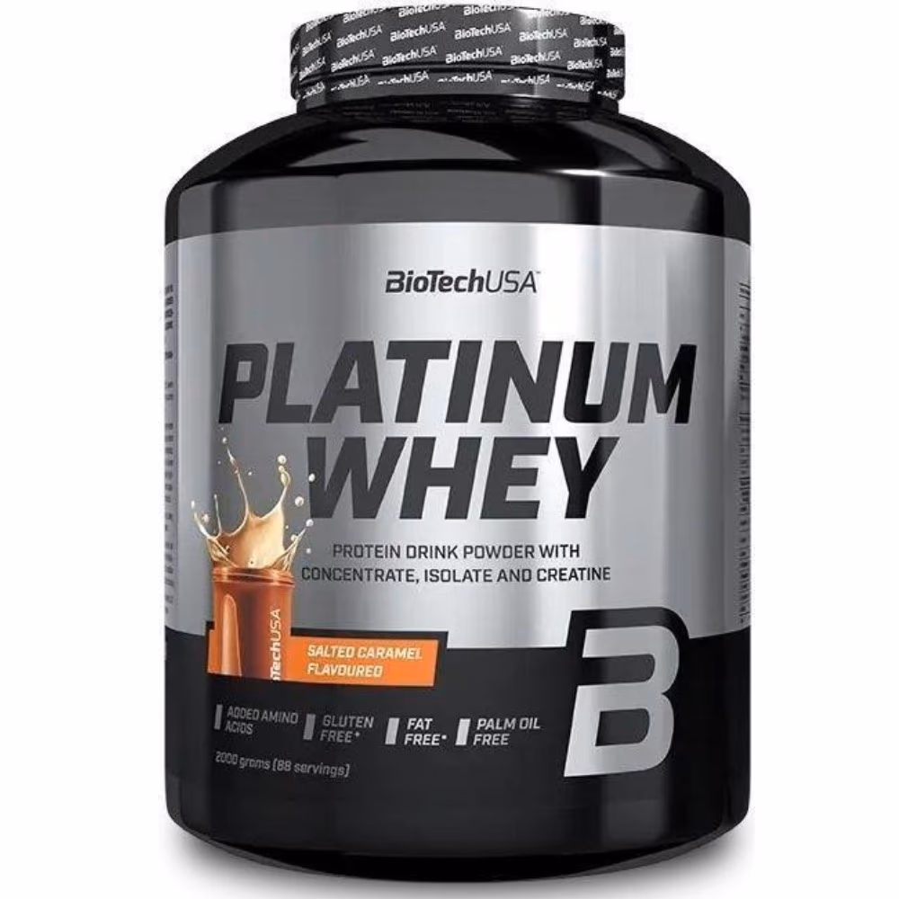 Biotech Platinum Whey Protein Powder – Salted Caramel 2000g 1