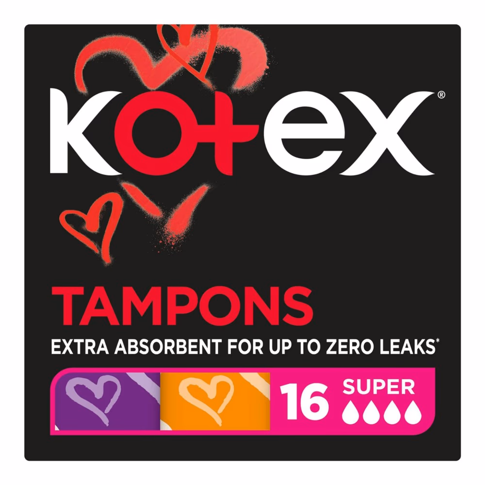 Kotex Tampons Super 16s