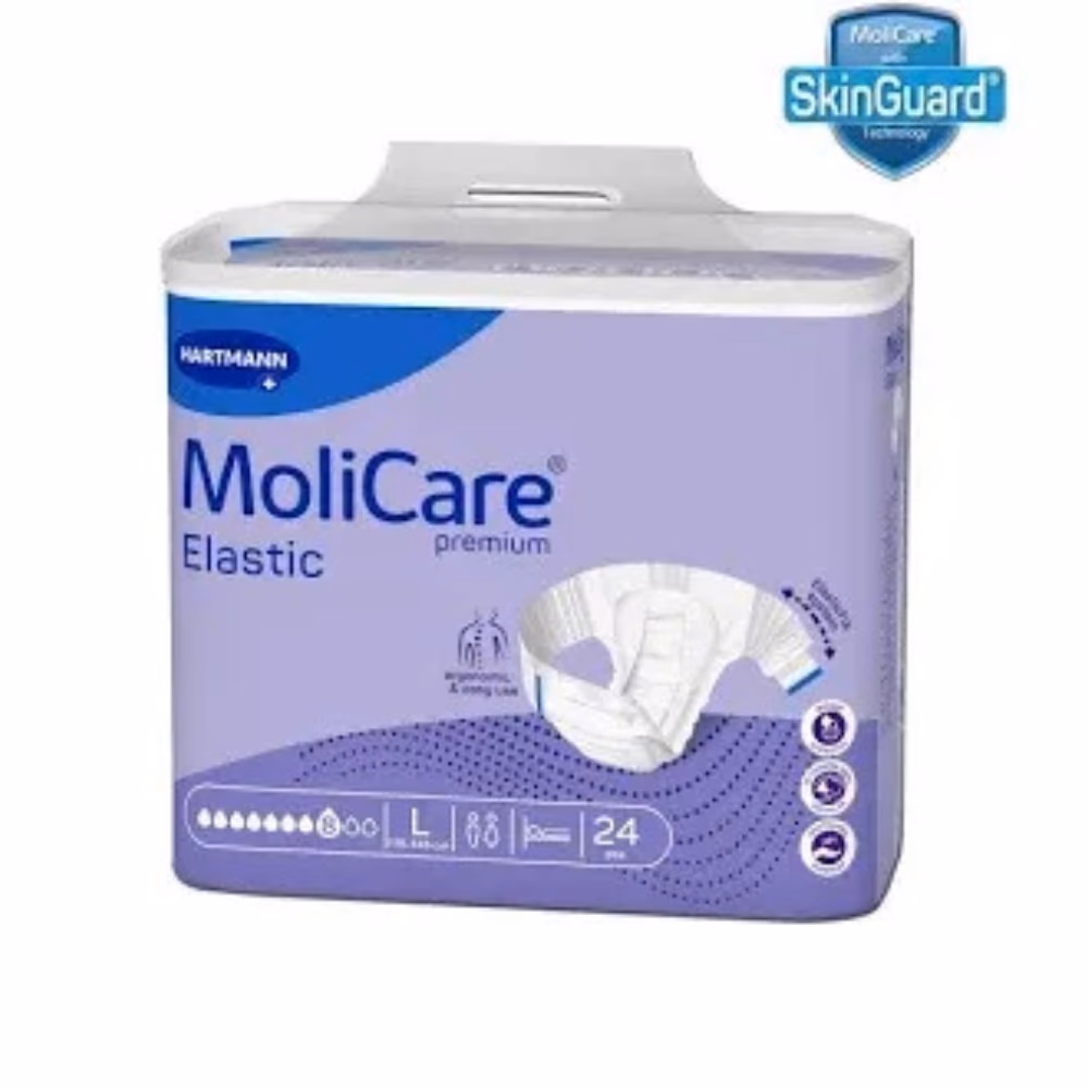 MoliCare Premium Elastic Adult Diapers Large – 24 Pack