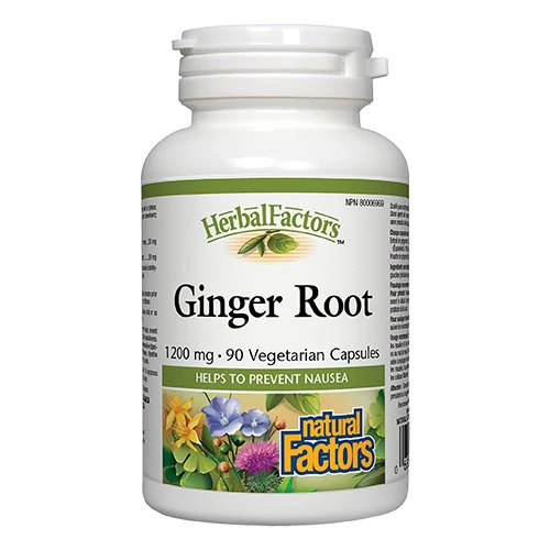 Natural Factors Ginger Root 1200mg 90 Capsules