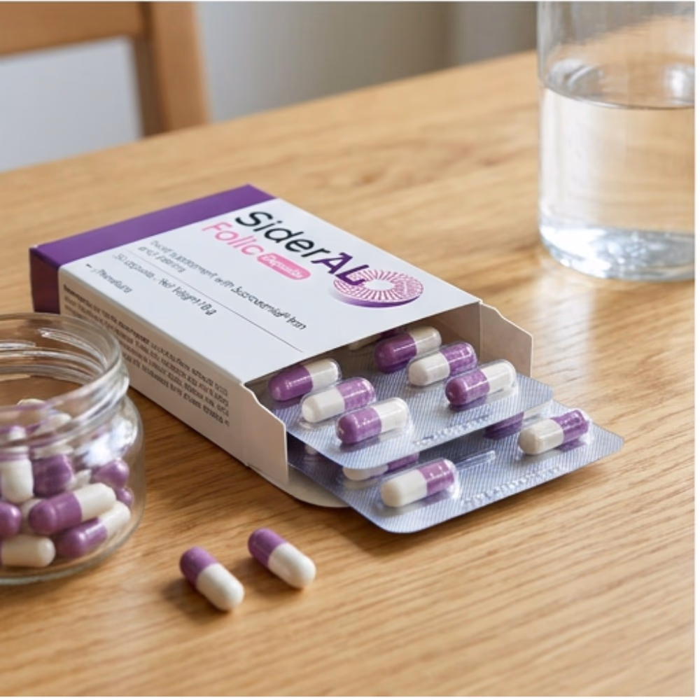 Sideral Folic Capsules 30 Servings 4