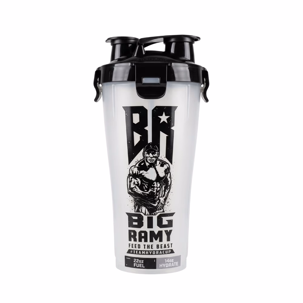 Hydra Cup Shaker Big Ramy Clear White 22oz 14oz
