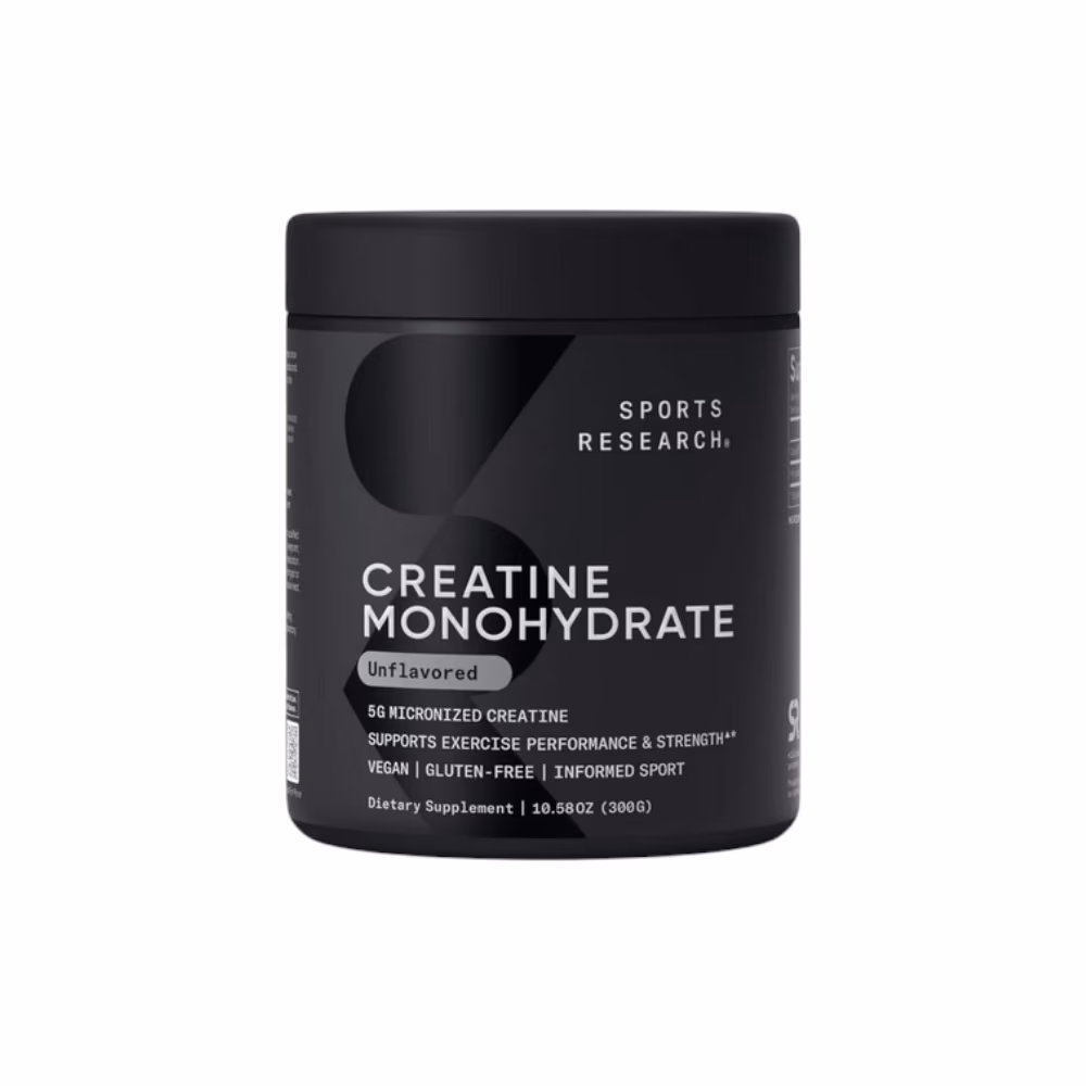 Sports Research Creatine Monohydrate Unflavored 300g