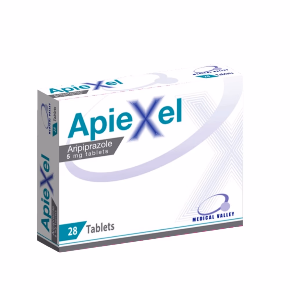Apiexel 5mg Tablets, 28 Pack – Aripiprazole Antipsychotic Medication 1
