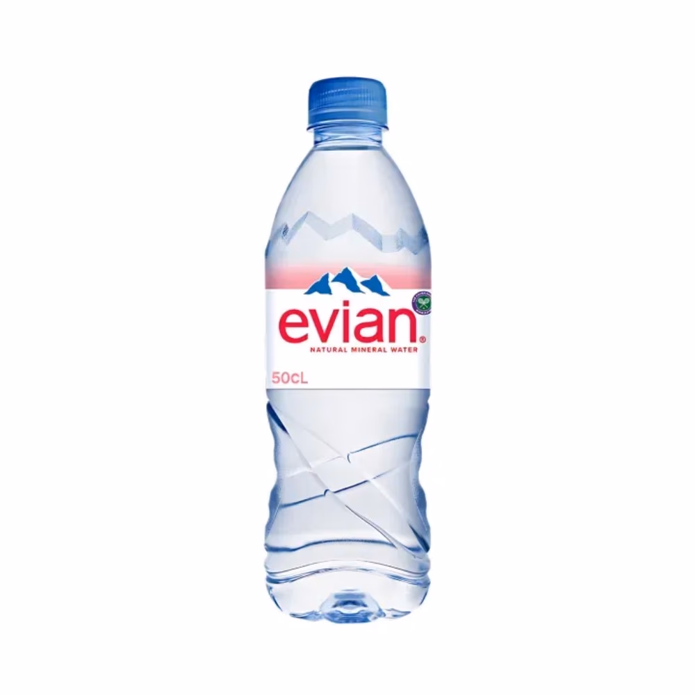 Evian Natural Mineral Water 500ML 4