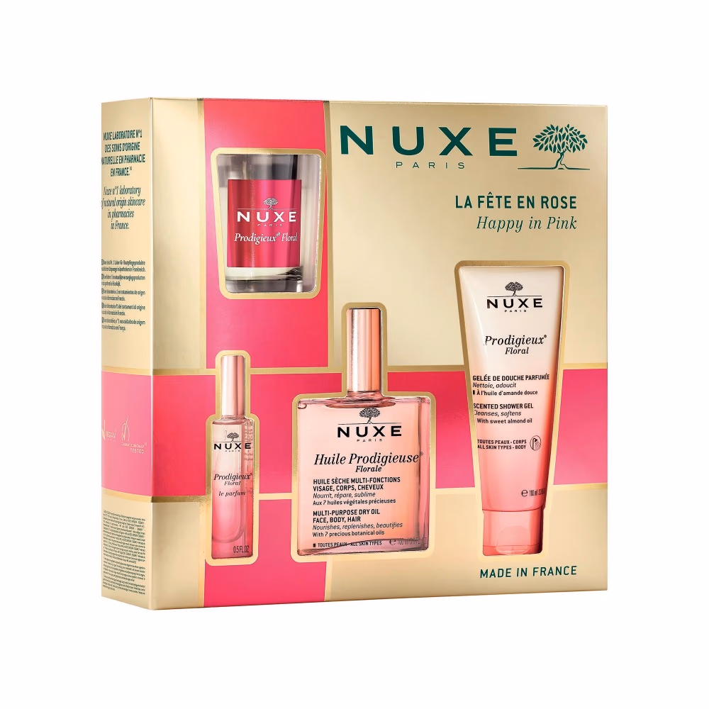 Nuxe Paris Huile Prodigieuse Florale Happy in Pink Gift Set 1