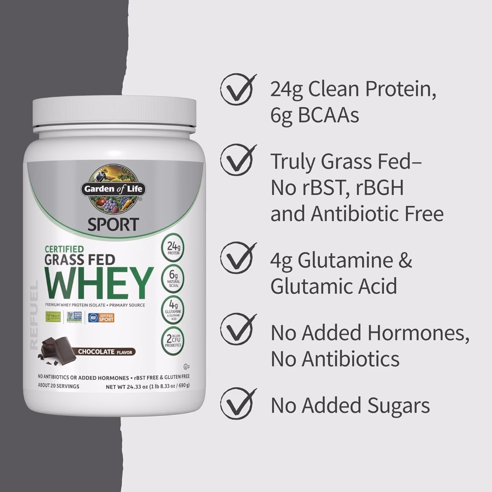 Garden of Life Grass Fed Whey Chocolate 660Gm 4