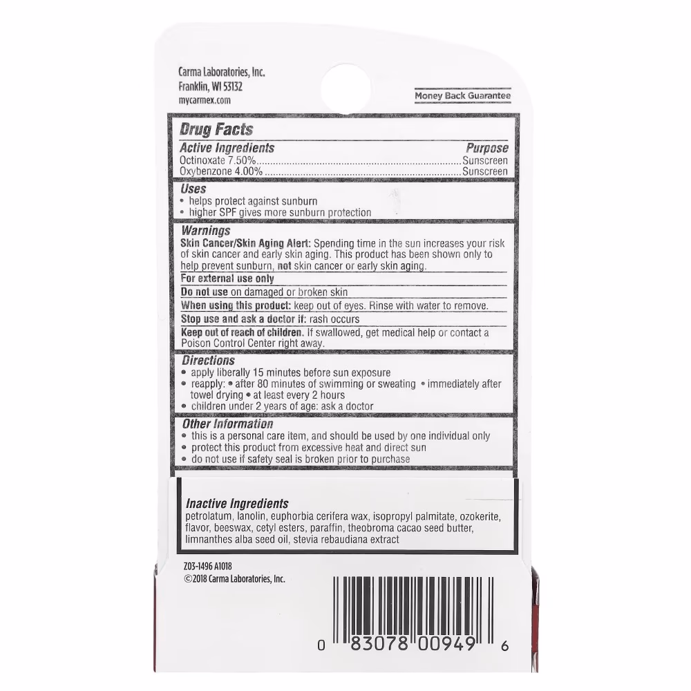 Carmex Daily Care Lip Balm SPF15 Cherry 4.25g  2