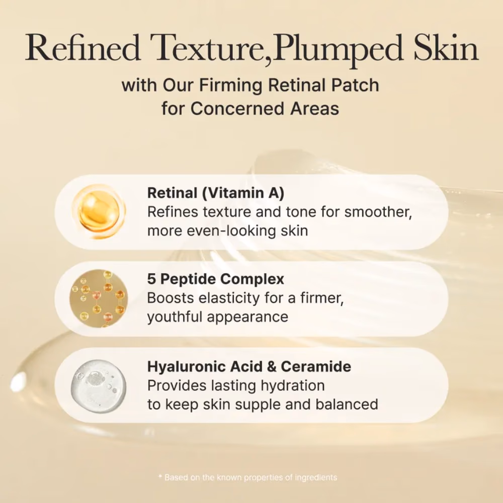 Arencia Retinal Boosting Eye Mask Multi Use Gel Patches with Retinal & Collagen 60 Patches 84g 4