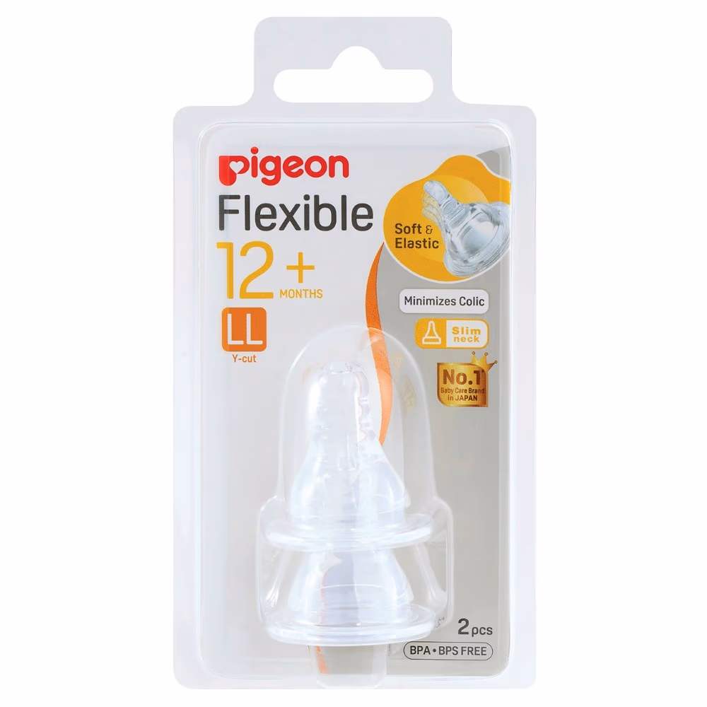 Pigeon Flexible Nipple Blister Pack 12 Month Plus 1