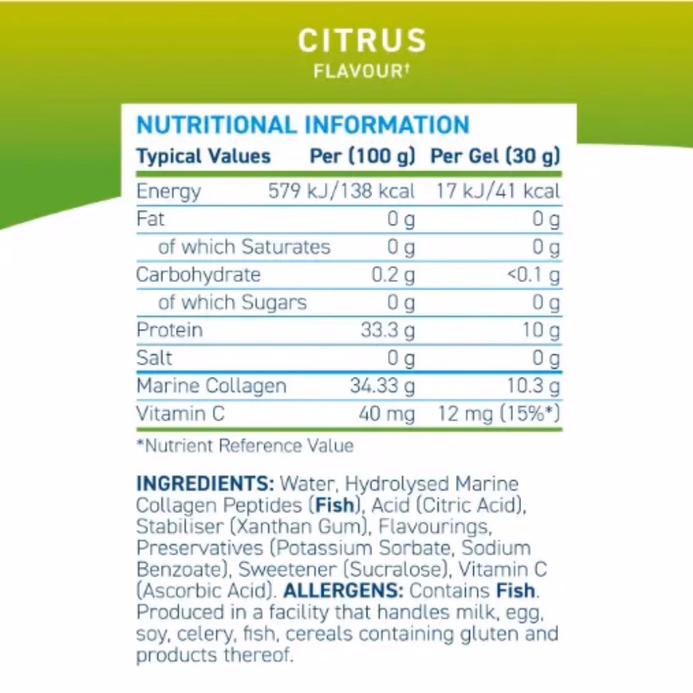 Applied Nutrition Marine Collagen Liquid Citrus 10 Sticks 3