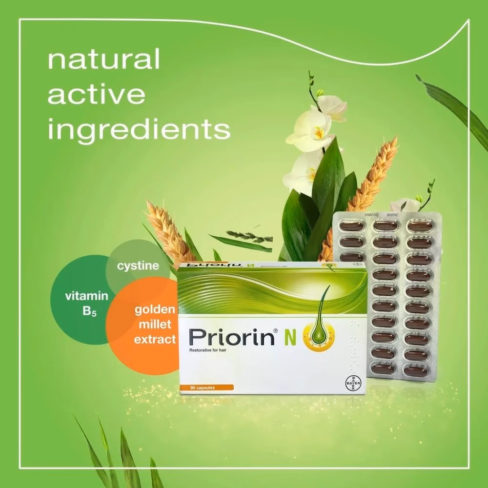 Priorin N Restorative For Hair - 90 Capsules​ 4