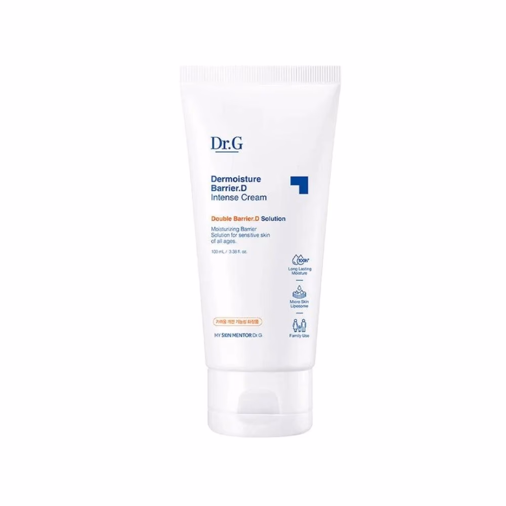 Dr.G Dermoisture Barrier.D Intense Cream 100ml – Pro-Vitamin D & Ceramide Moisturising Barrier Cream | 100 Hour Hydration for Dry & Sensitive Skin