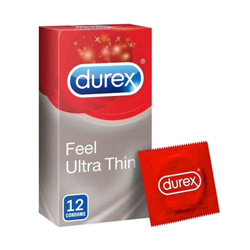 Durex Feel Ultra Thin Condoms - Pack of 12 1