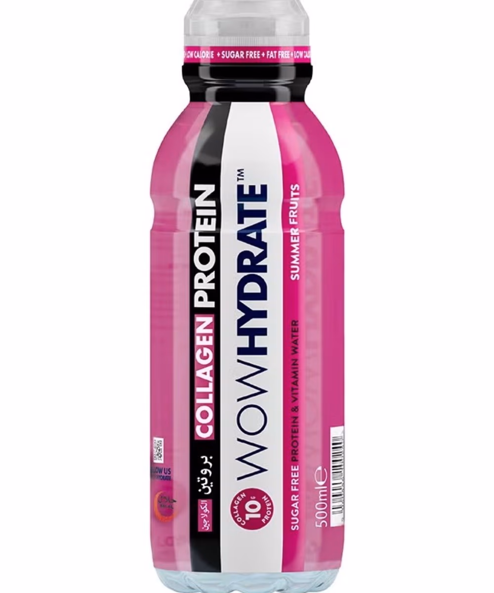 WOW Hydrate Collagen Protein Summer Fruits 500ml 1