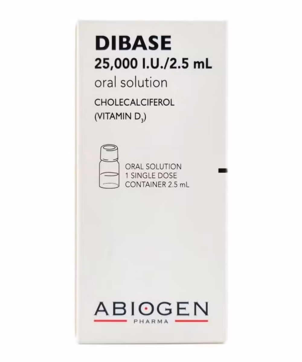 Dibase 25,000 I.U./2.5 ML 1