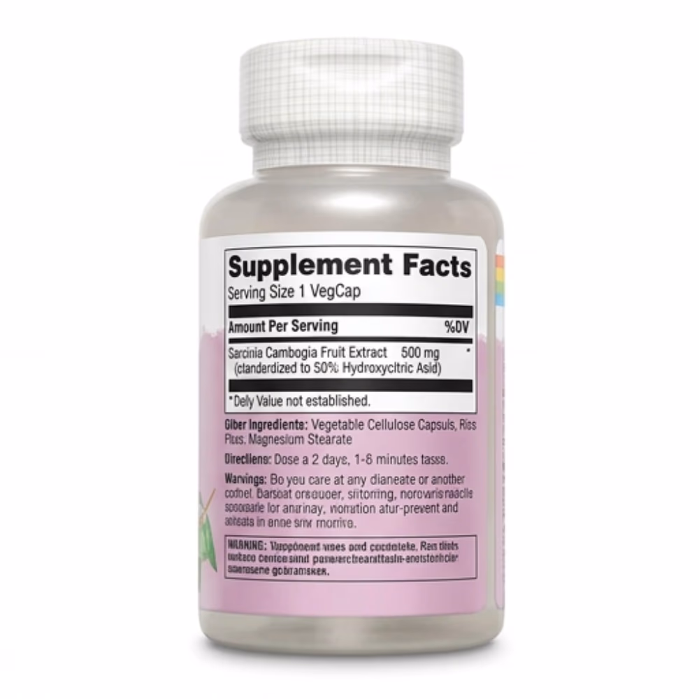 Solaray Garcinia Cambogia 500mg -60 Capsules 2