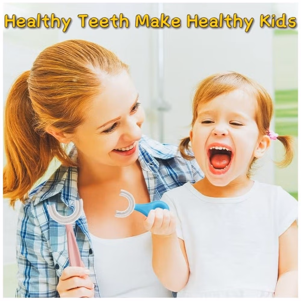 EzyCare Kids U-Shaped Toothbrush – Soft Silicone Oral Care Brush 2