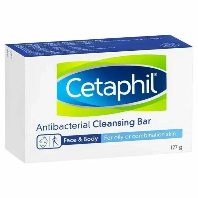 Cetaphil Antibacterial Gentle Cleansing Bar 127gm 1