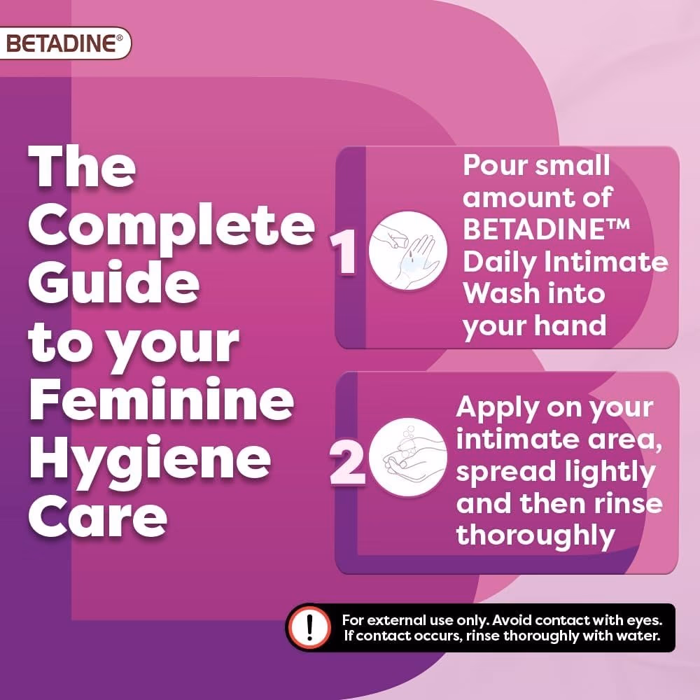 Betadine Intimate Wash Odour Control Hazel 50ml 4