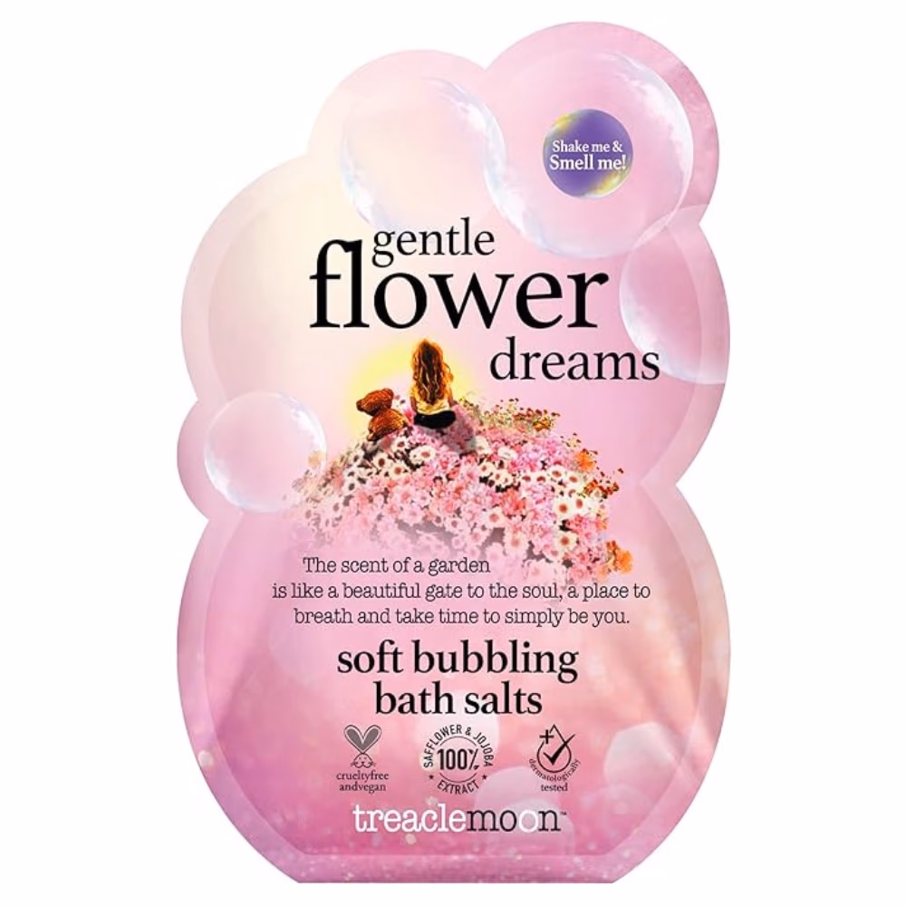 Treacle Moon Gentle Flower Dreams Soft Bubbling Bath Salt 80g  1