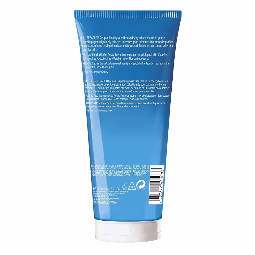 La Roche-Posay Effaclar Purifying Foaming Gel (200ml Tube) 3