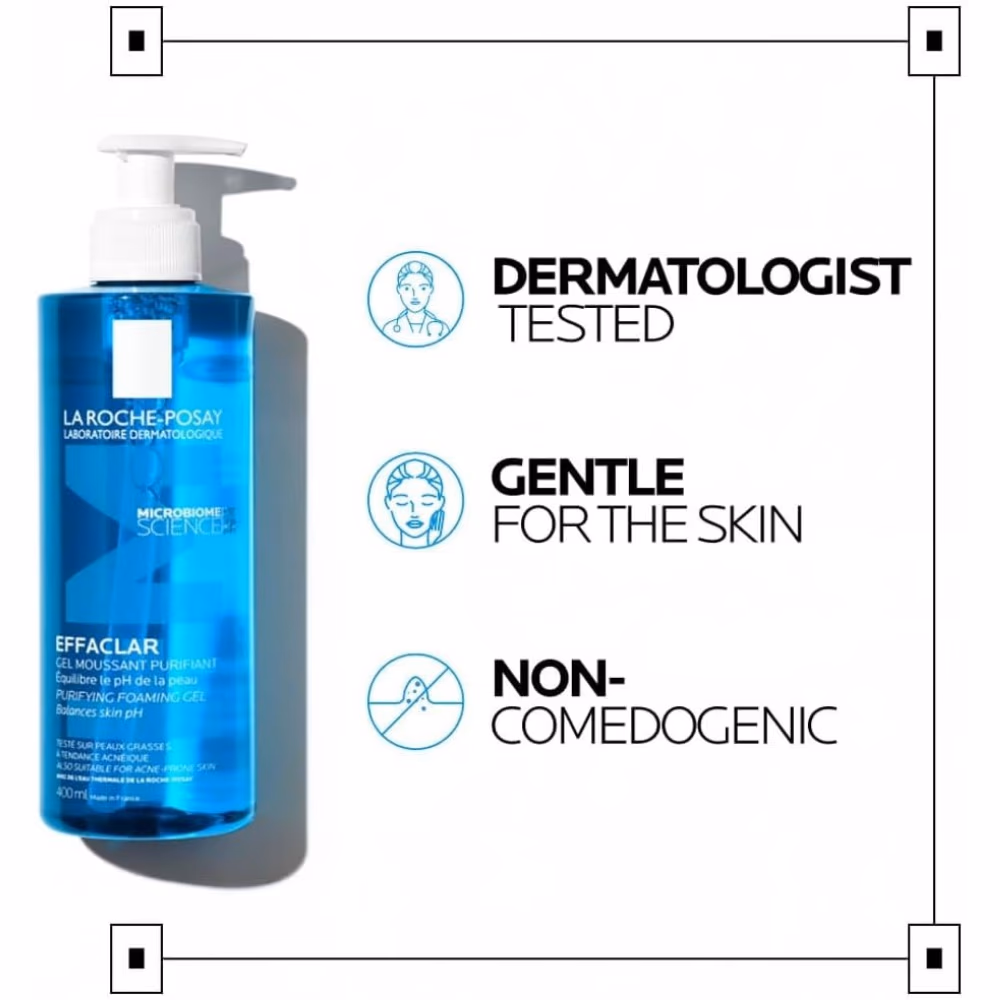 La Roche-Posay Effaclar Purifying Foaming Gel 400ml 5