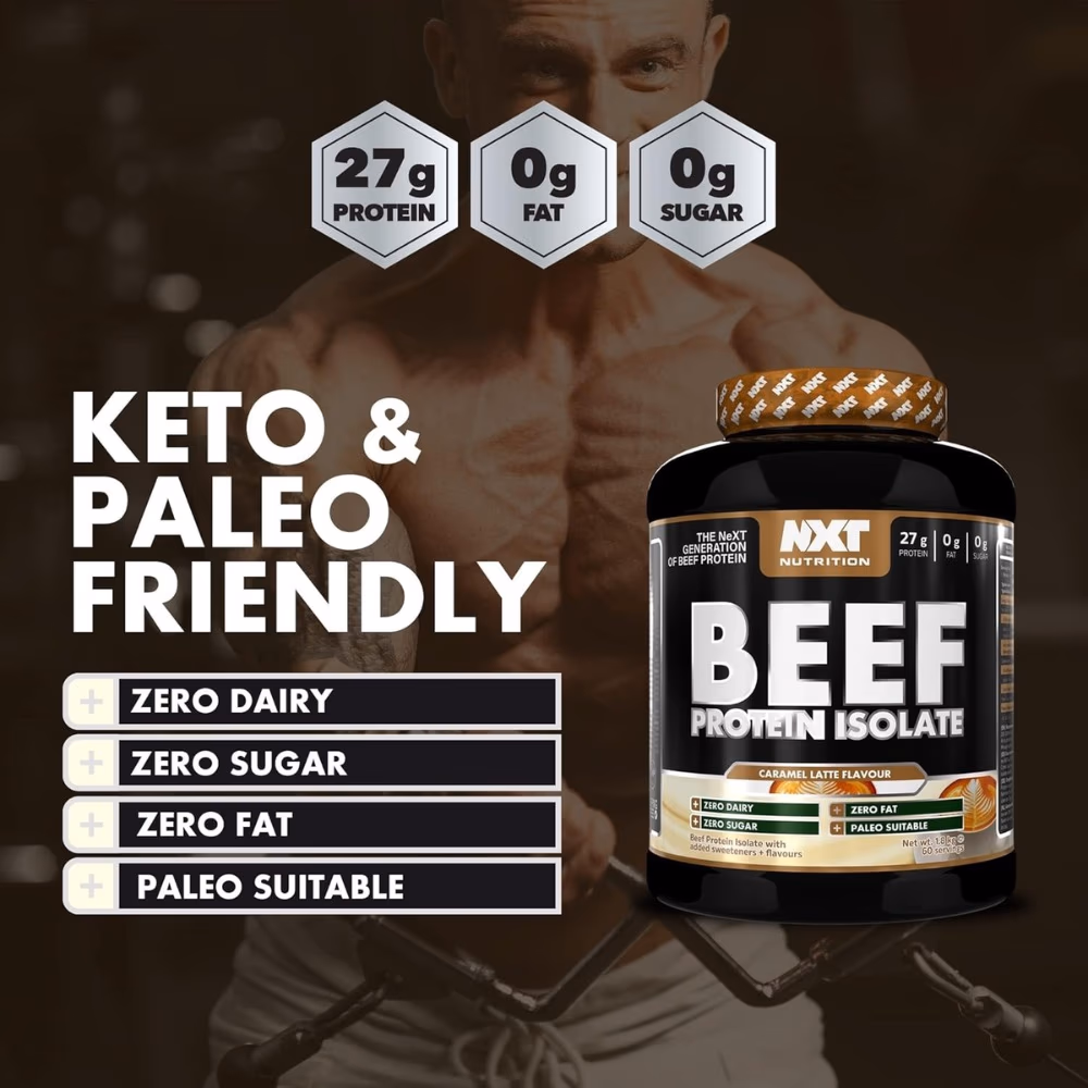NXT Beef Protein Isolate Caramel Latte 1.8Kg 2