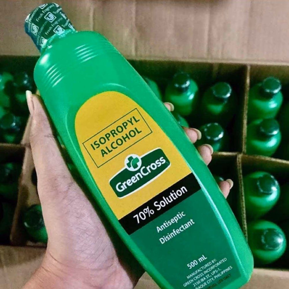 Green Cross Isopropyl Alcohol 70% Solution, 500ml 4