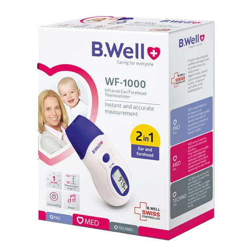 B.Well Infrared Ear/Forehead Thermometer - WF 1000 1