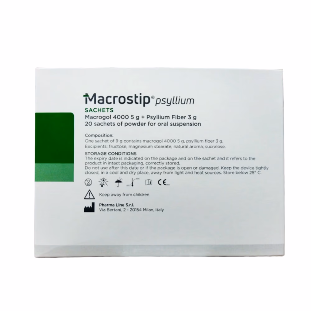MACROSTIP Psyllium Sachets 9g 20s 1