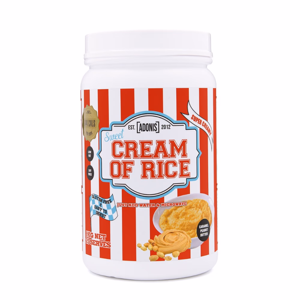Adonis Cream Of Rice Caramel Peanut Butter 1Kg