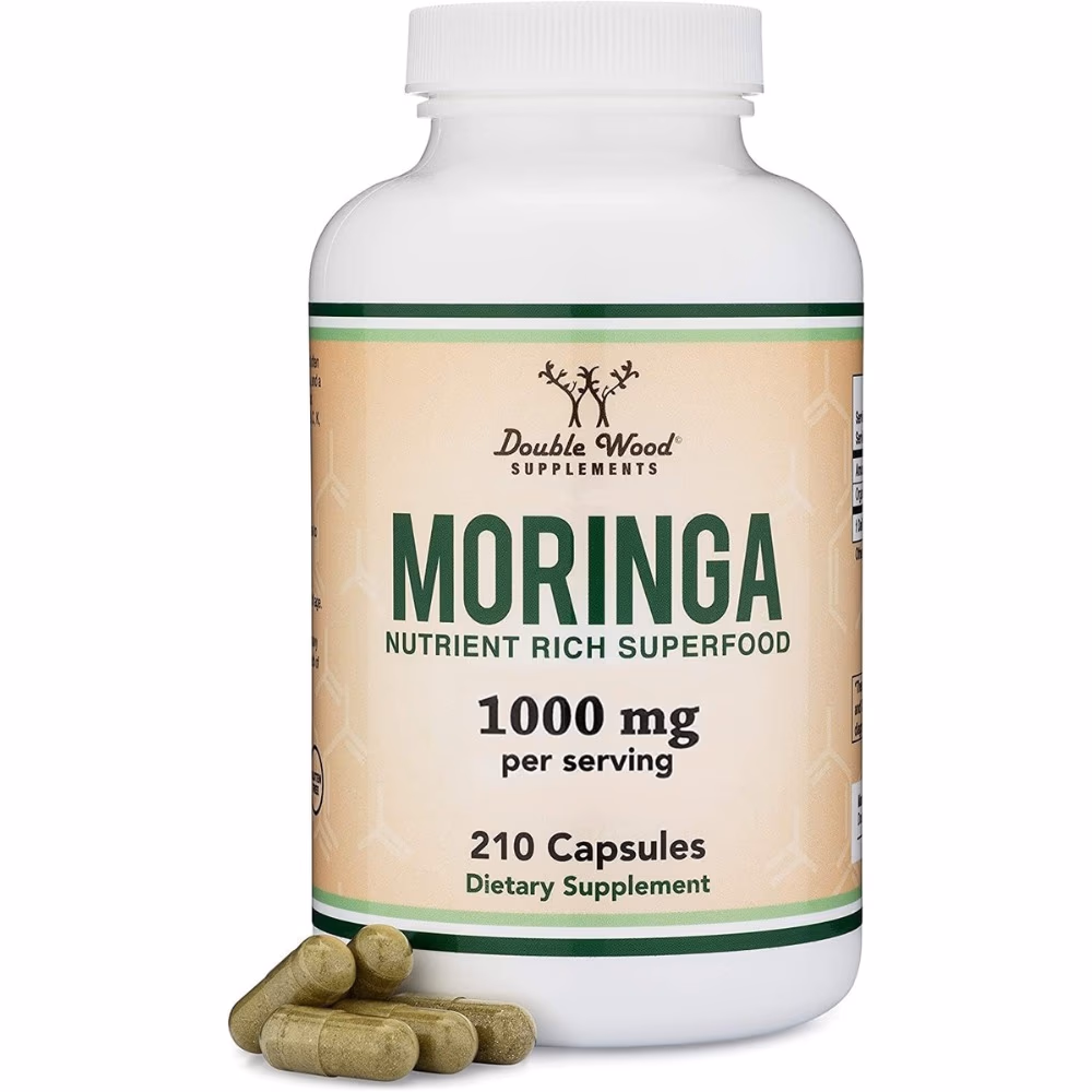 Double Wood Moringa 1000mg 210 Capsules 1