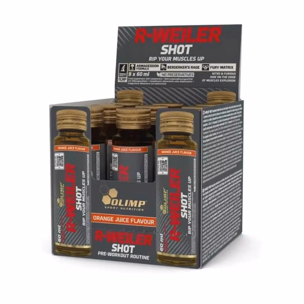 Olimp R-Weiler Shot Orange – 9 x 60ml