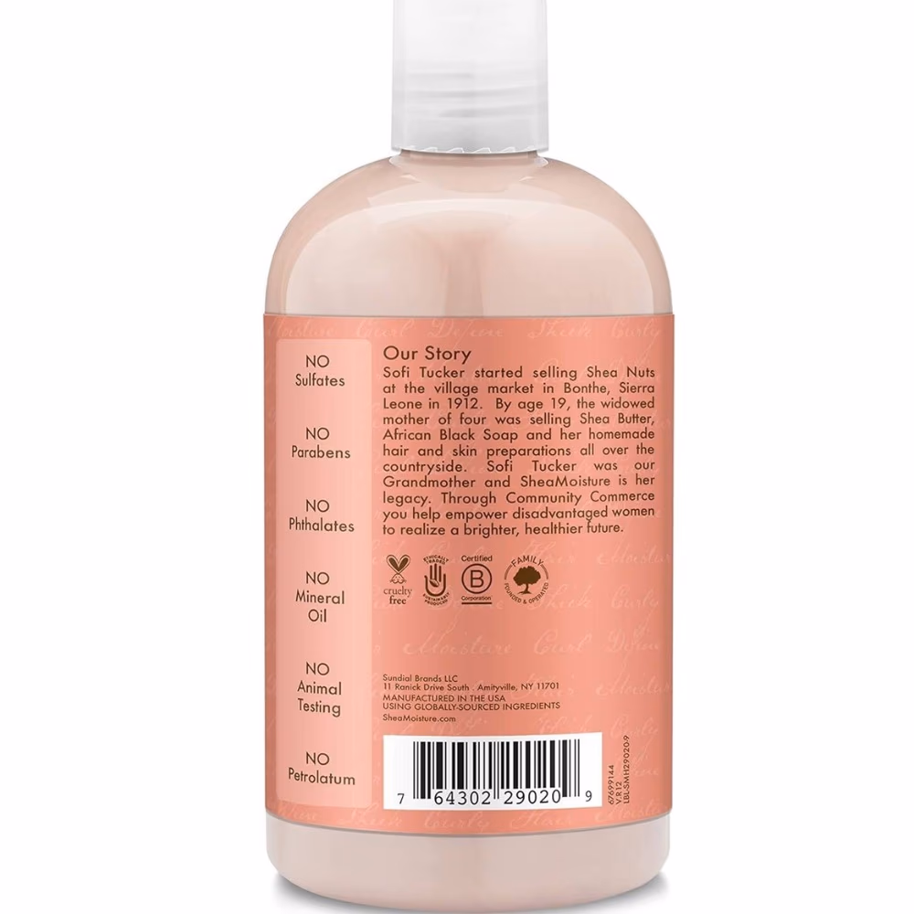 SheaMoisture Coconut & Hibiscus Curl & Shine Shampoo (384ml) 3