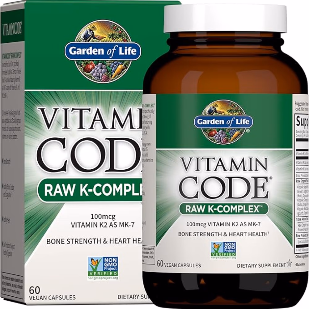 Garden of Life Vitamin Code Raw K Complex Vegan Capsules 1