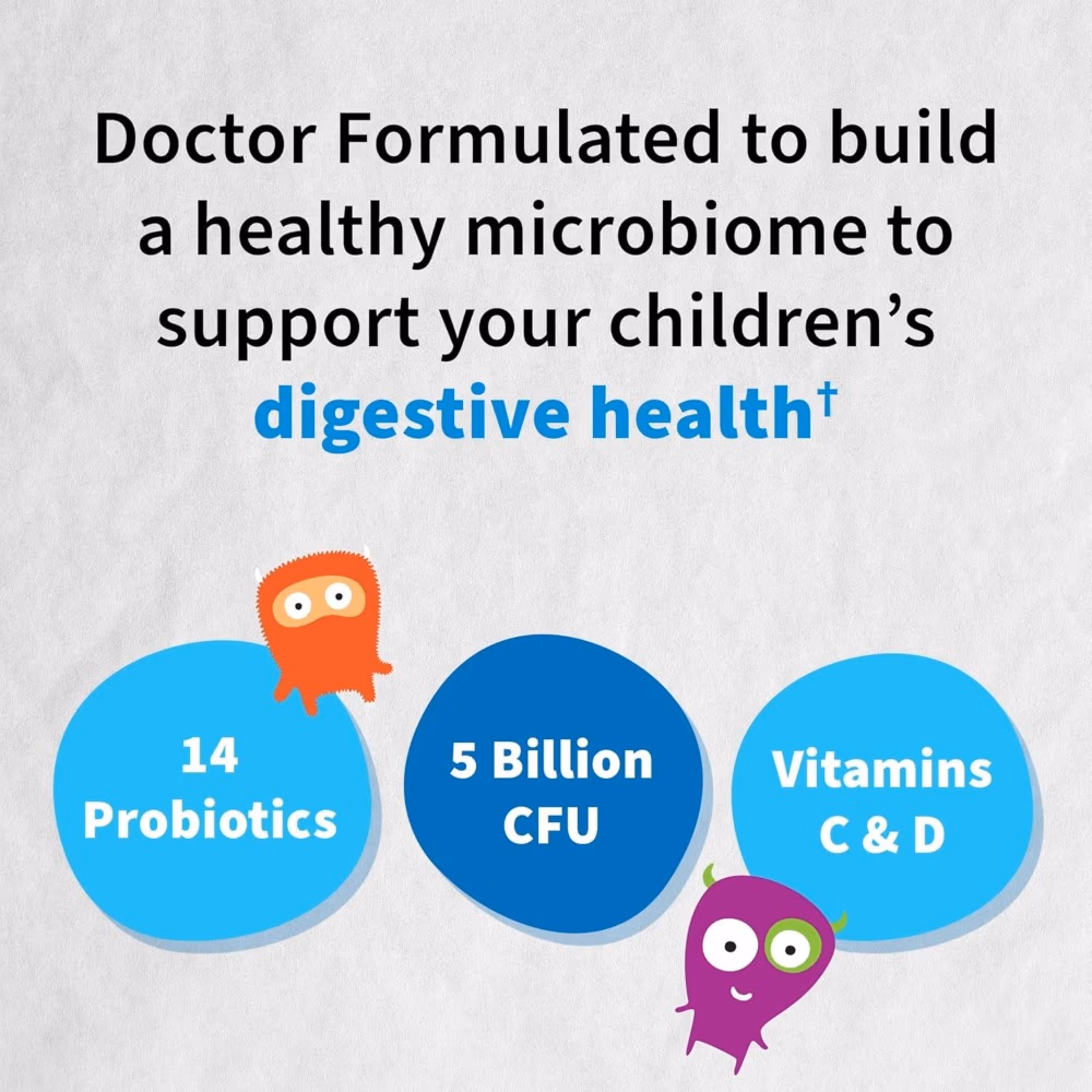 Garden Of Life Dr. Formulated Probiotics Organic Kids+ Cooler Berry Cherry 30 Chewables 2