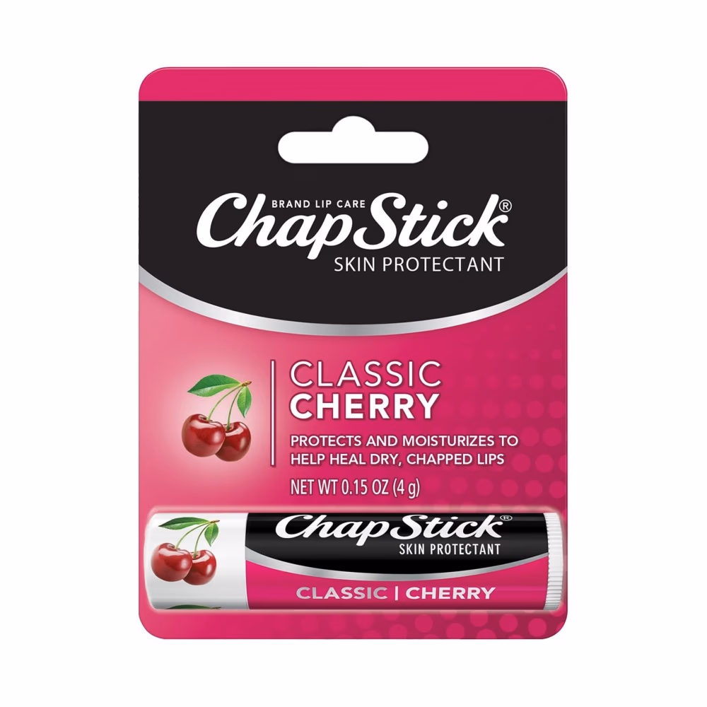 ChapStick Lip Balm Classic Cherry – Moisturizing Lip Care for Soft & Smooth Lips 1
