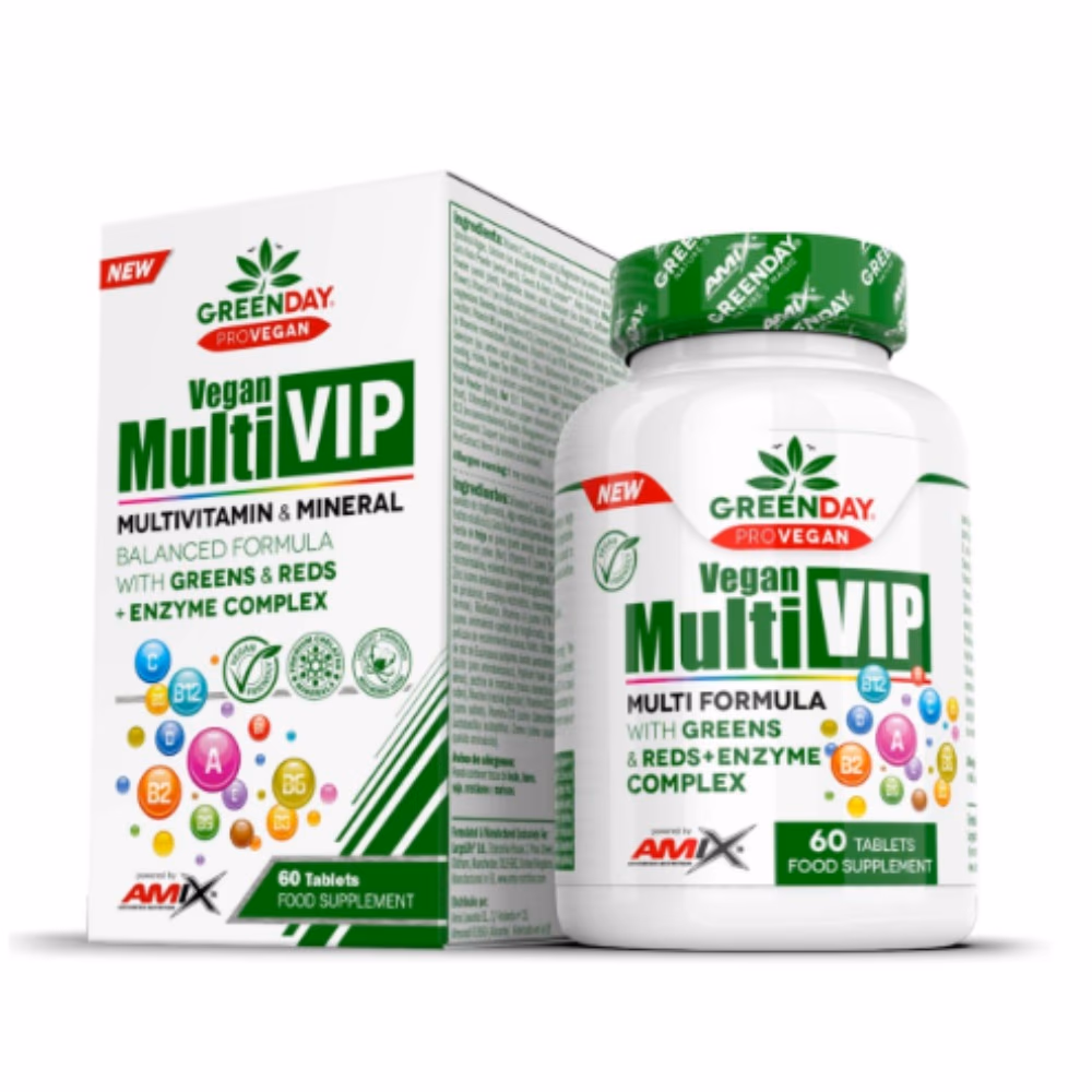 Amix Green Day Vegan Multi VIP 60 Tablets 1